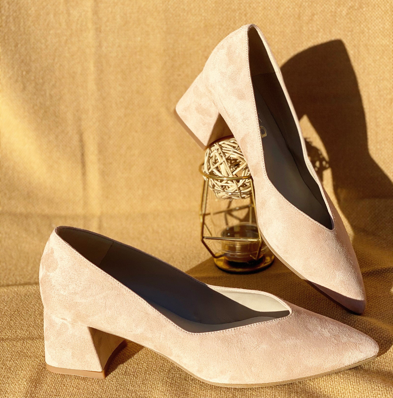 Salón de tacón medio para mujer